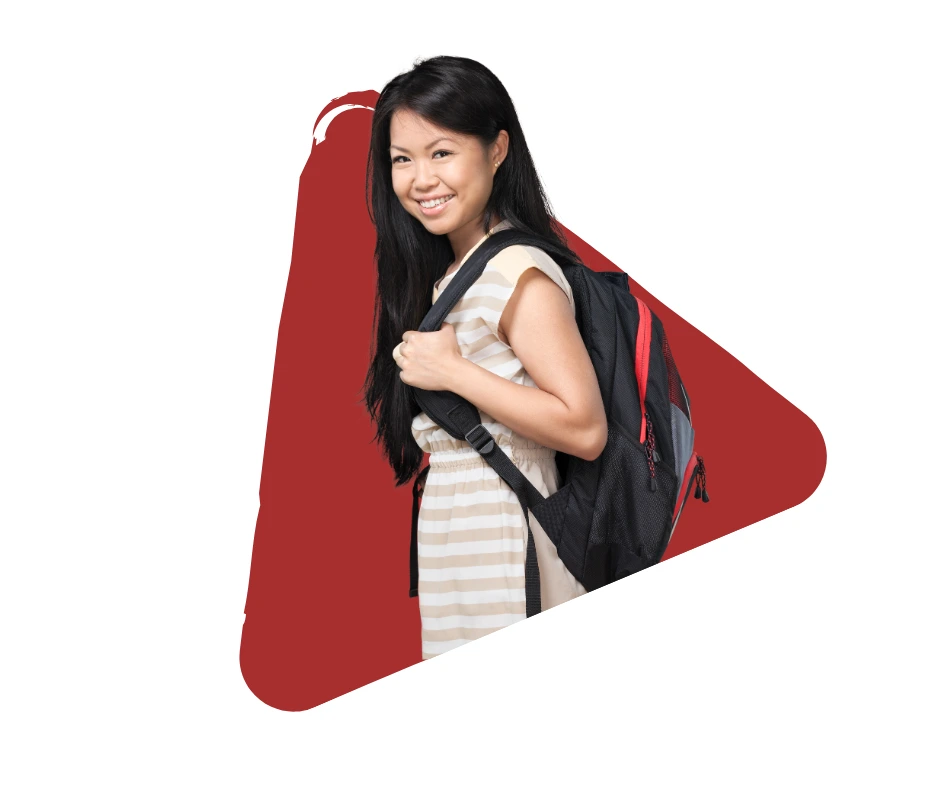 Student using Studypal to find the right university